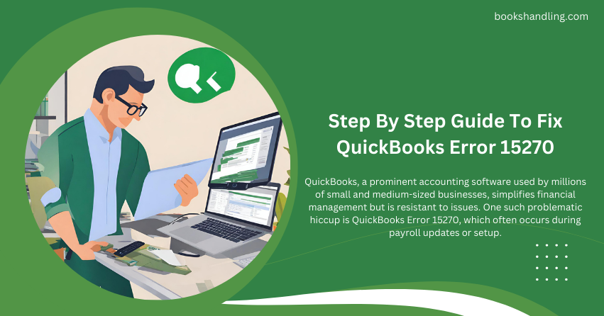 Fix QuickBooks Error 15270